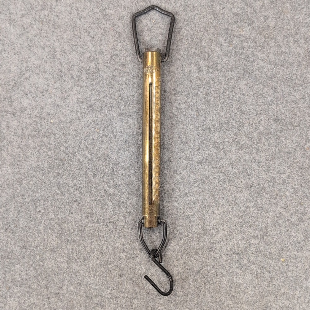 Vintage Salter Brass Spring Scale Luggage‎ Postal Weighing Tool